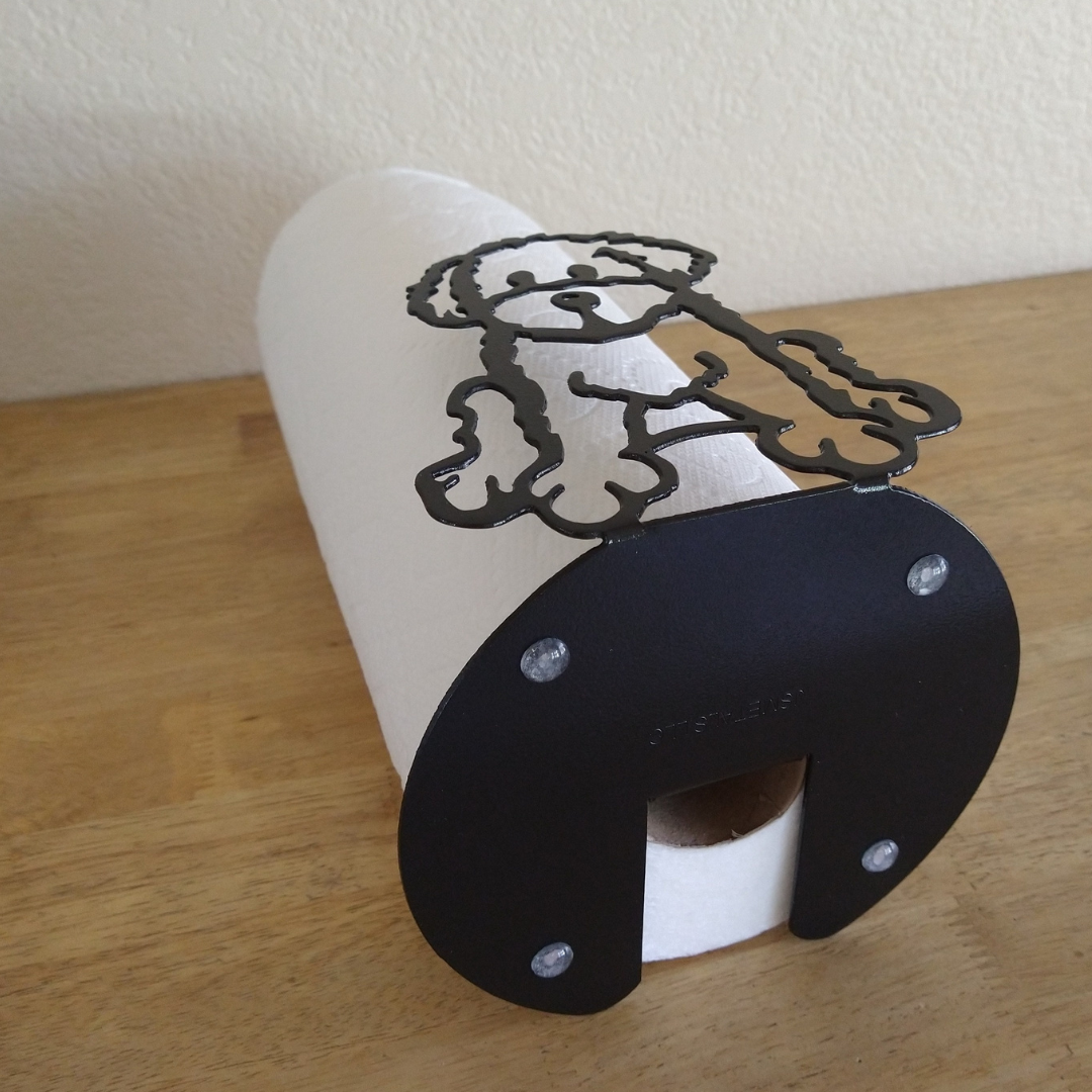 Metal Goldendoodle Paper Towel Holder image 2