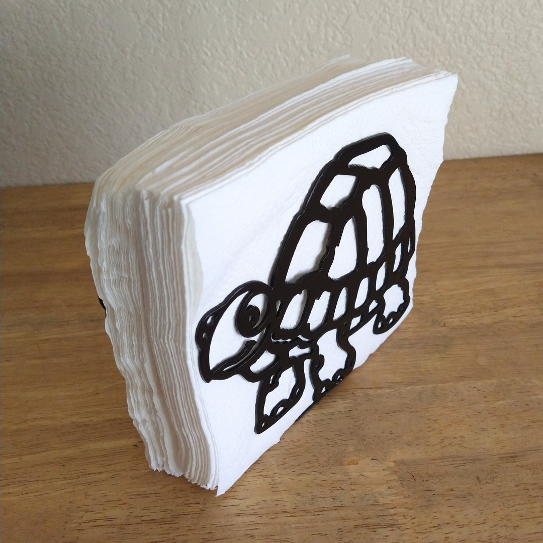 Metal Turtle Napkin Holder or Mail Organizer image 1