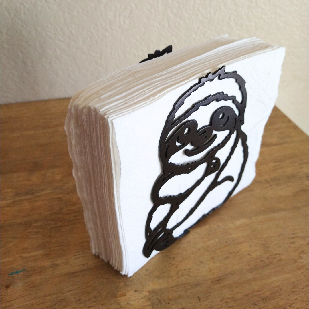 Metal Sloth Napkin Holder or Mail Organizer image 1