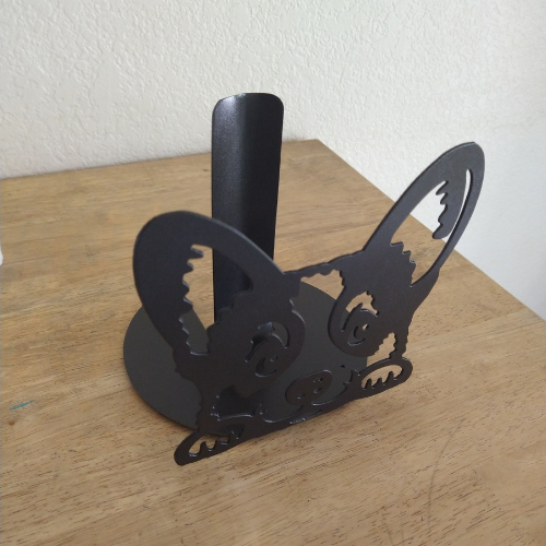 Metal Corgi Paper Towel Holder