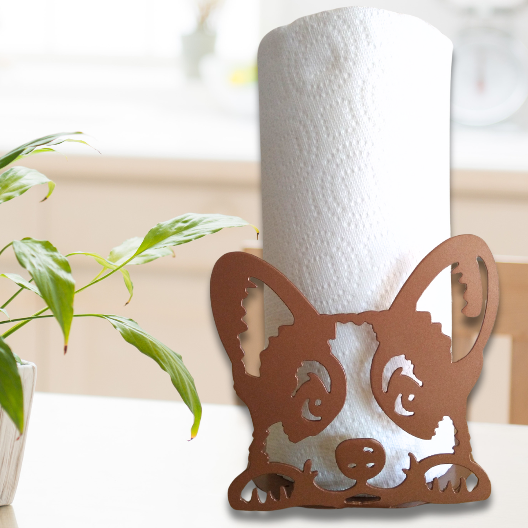 Metal Corgi Paper Towel Holder image 1