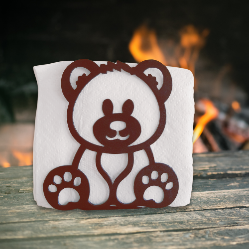 Metal Bear Napkin Holder