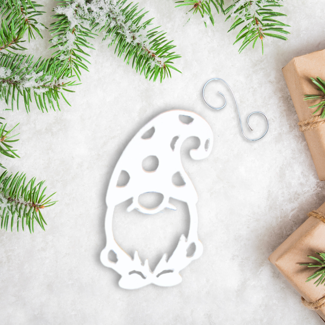 Metal Gnome Ornament