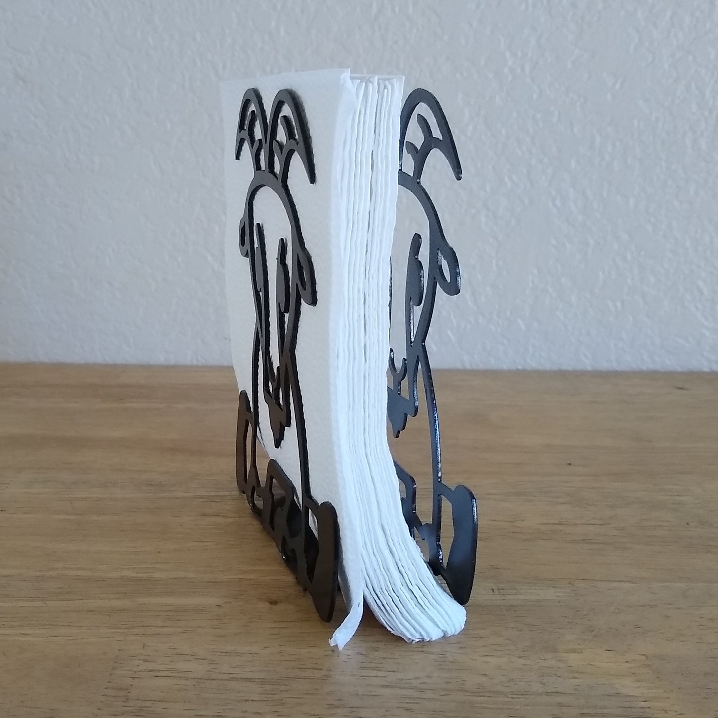 Metal Goat / Ram Napkin Holder or Mail Organizer image 1