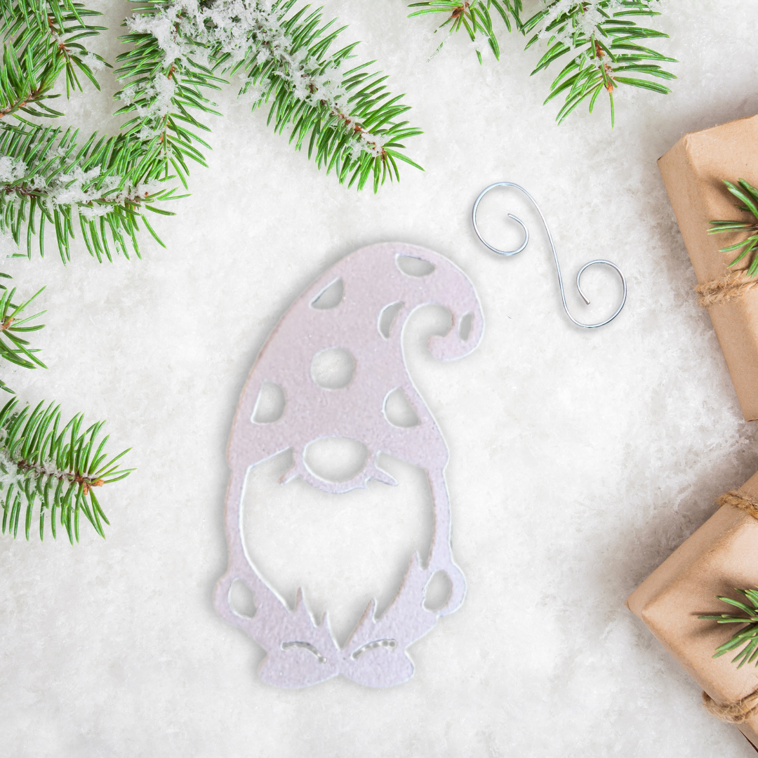 Metal Gnome Ornament