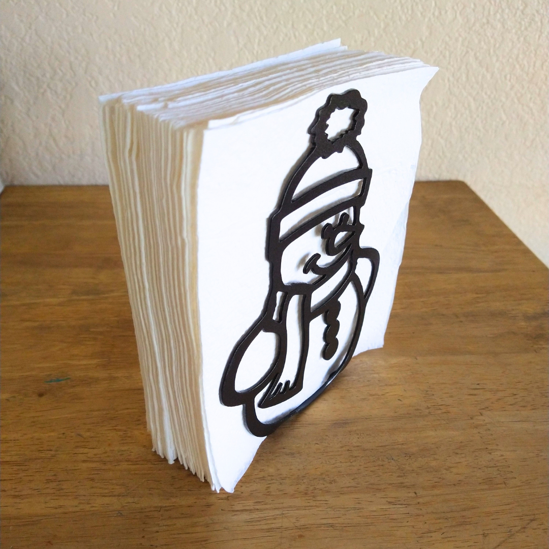 Metal Snowman Napkin Holder or Mail Organizer image 1