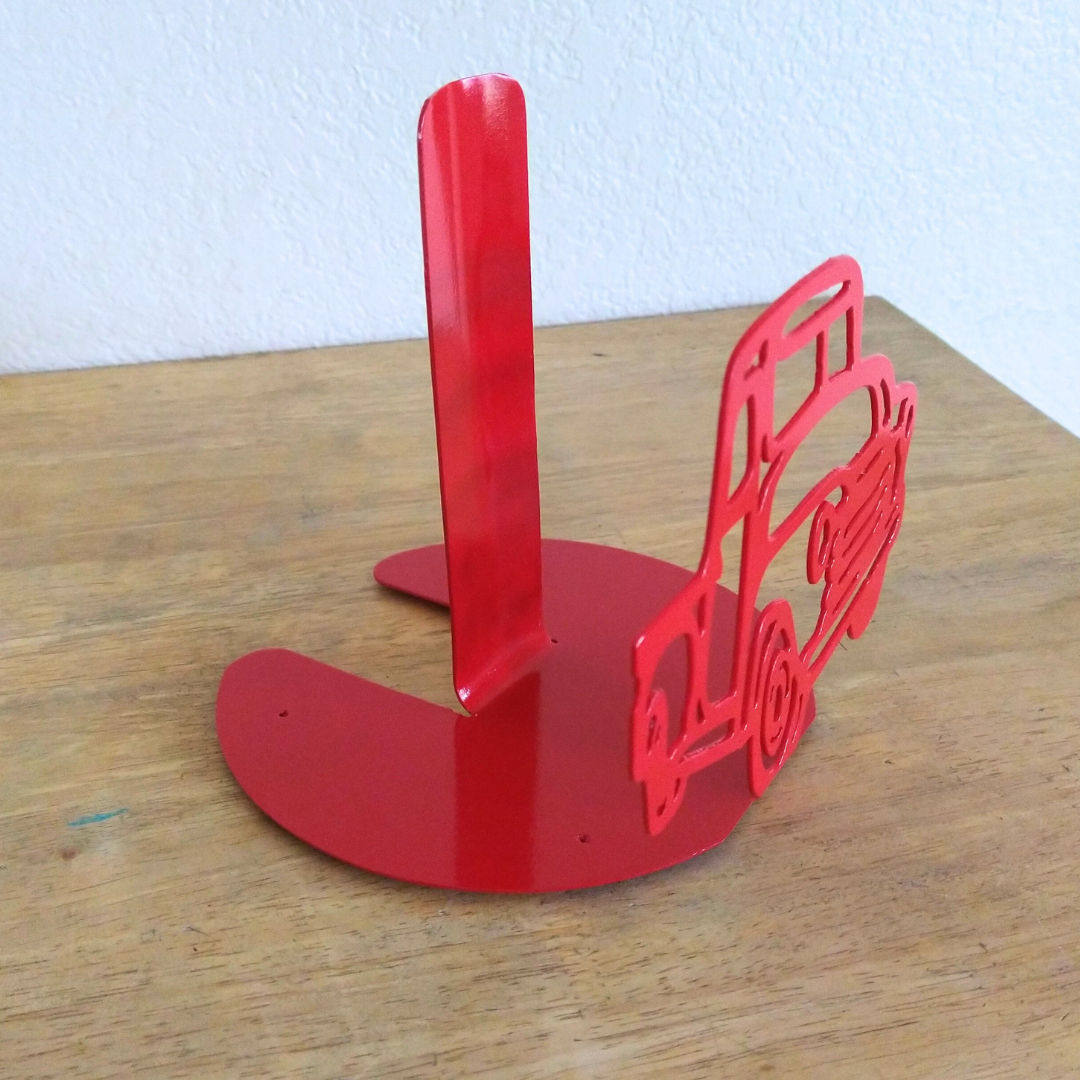 Metal Vintage Truck Paper Towel Holder image 2