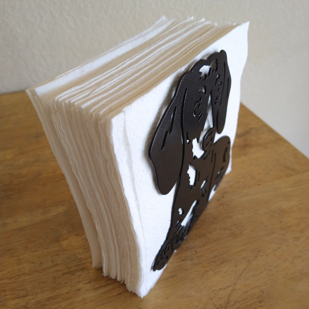 Metal Dachshund (Short-Hair) Napkin Holder or Mail Organizer image 1