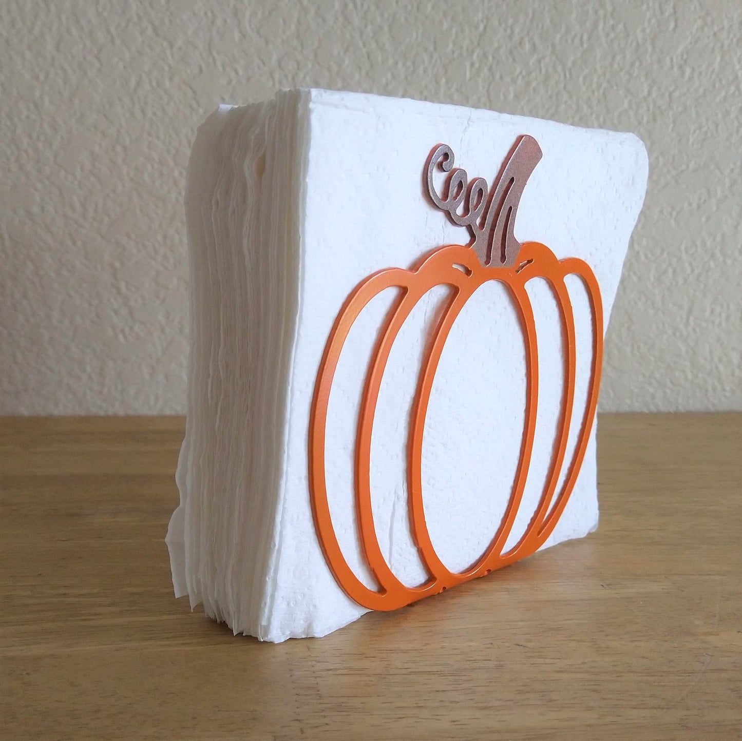 Metal Pumpkin Napkin Holder or Mail Organizer image 1