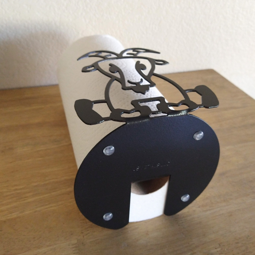 Metal Goat / Ram Paper Towel Holder image 2