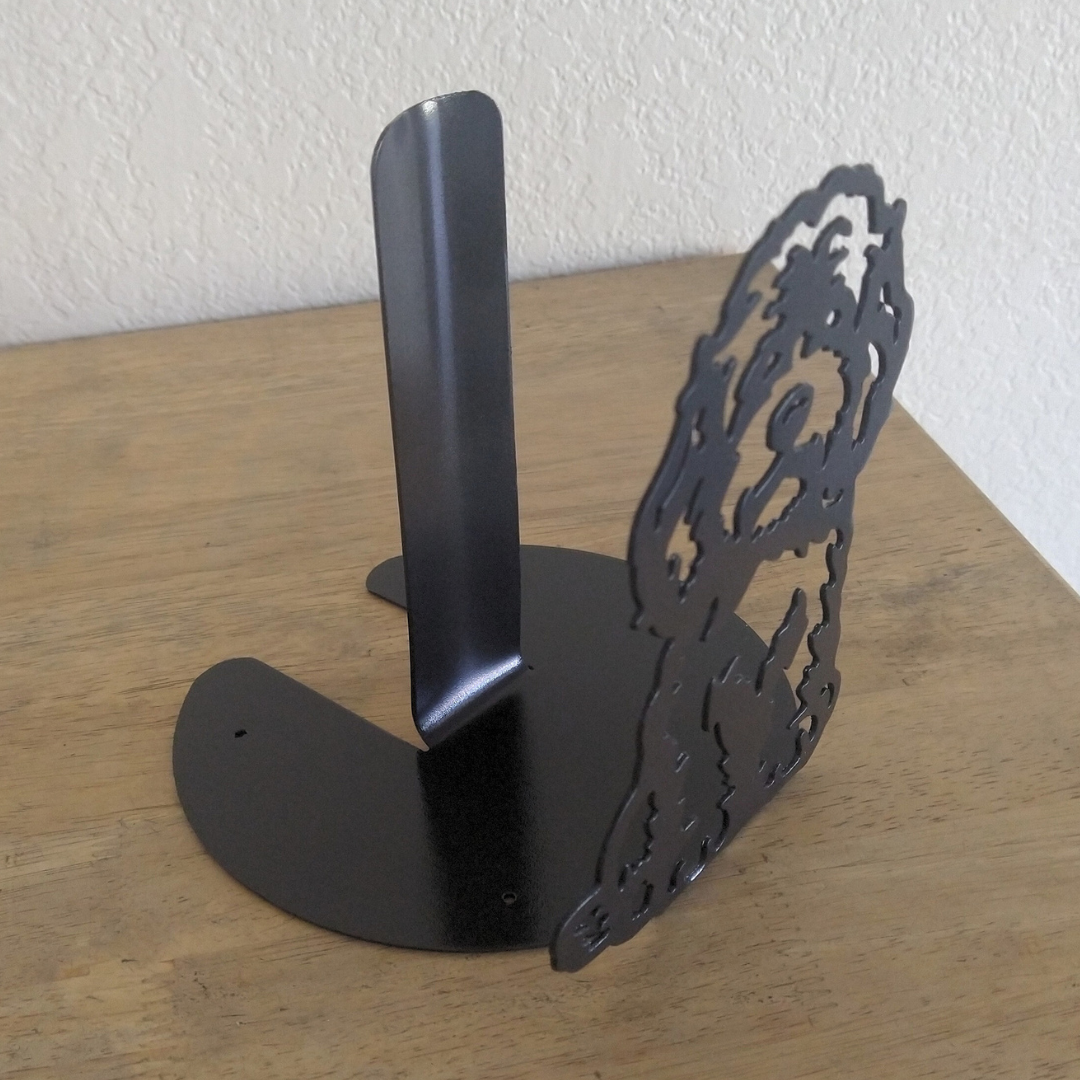 Metal Cockapoo Paper Towel Holder image 1