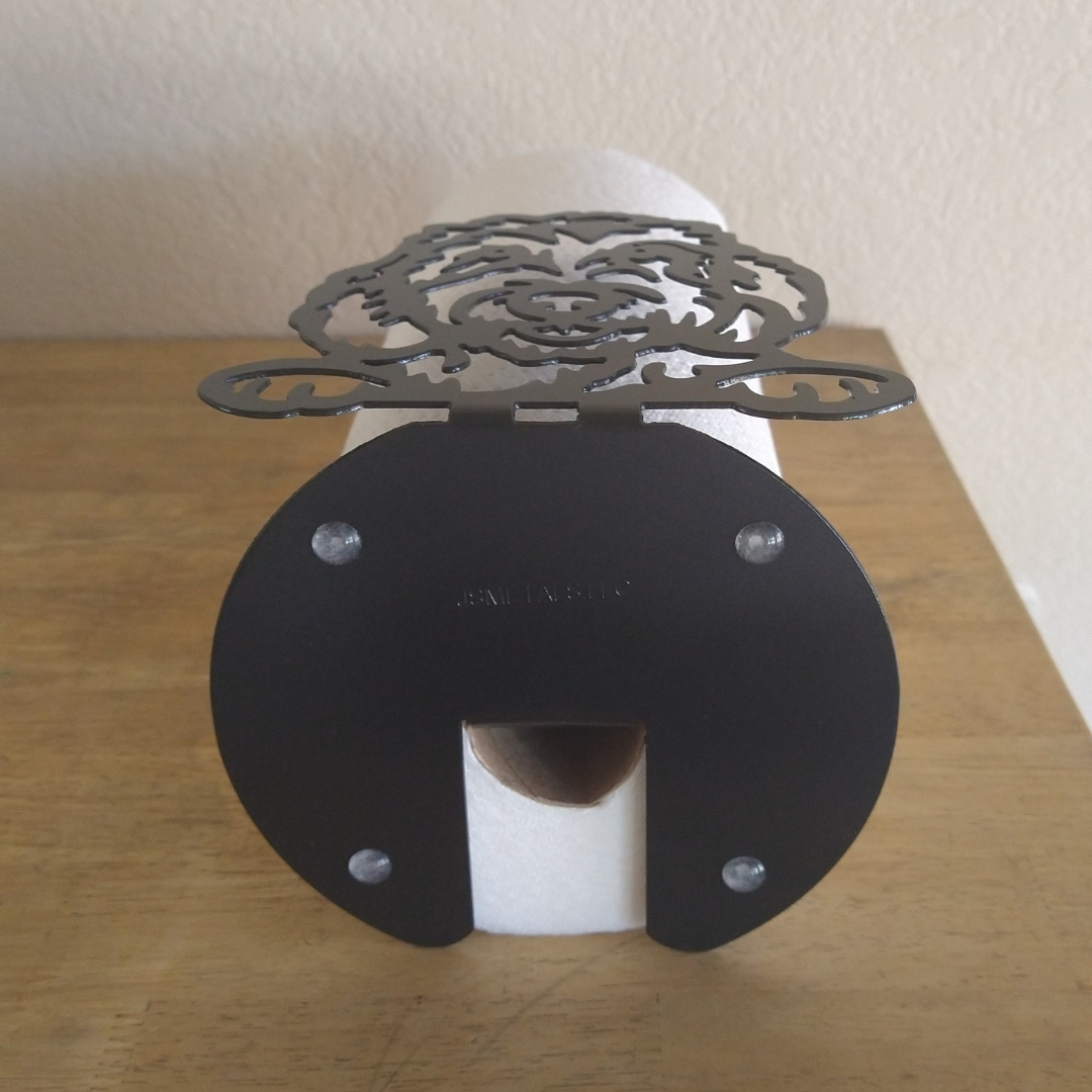 Metal Goldendoodle Peeking Paper Towel Holder image 2