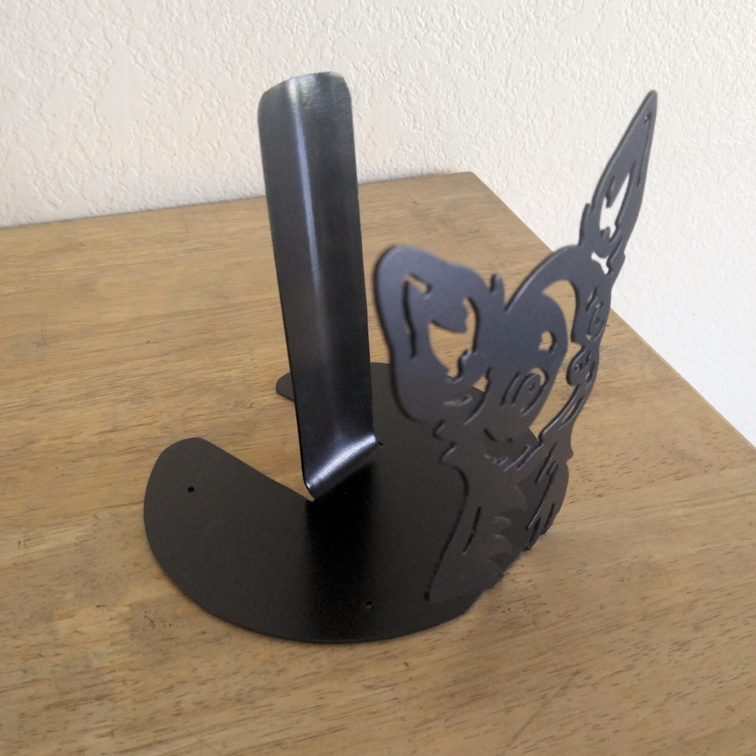Metal Chihuahua Paper Towel Holder image 1