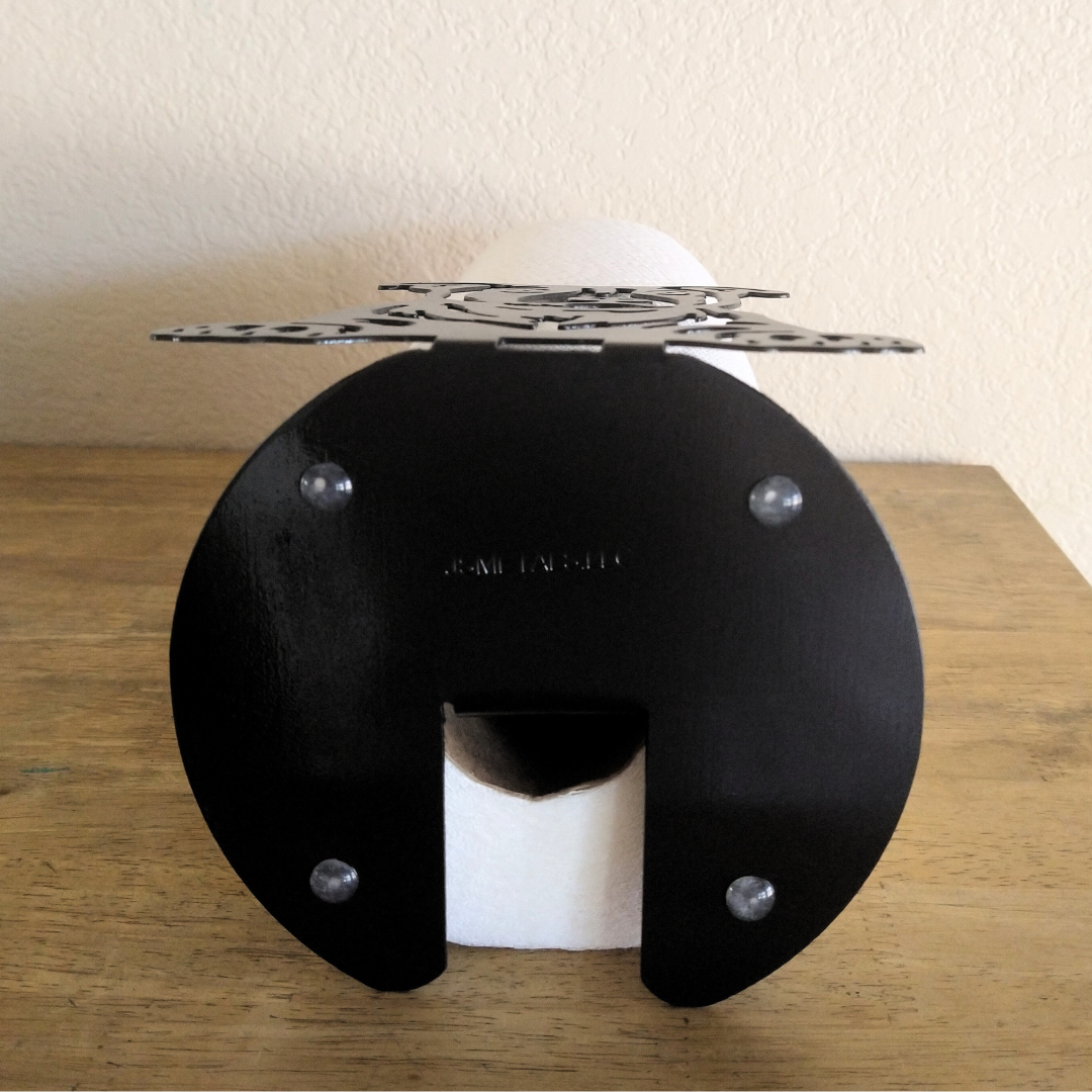 Metal Pit Bull Paper Towel Holder image 2