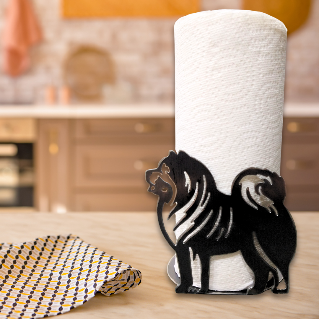 Metal Chow Chow Paper Towel Holder image 3