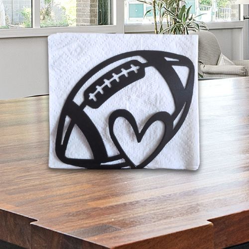 Metal Football Napkin Holder