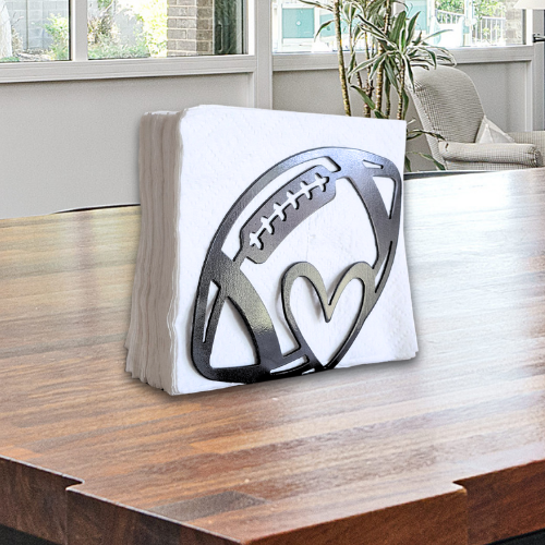Metal Football Napkin Holder