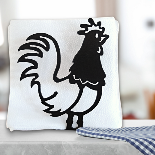 Metal Rooster Napkin Holder or Mail Organizer image 0