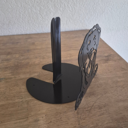 Metal Rottweiler Paper Towel Holder
