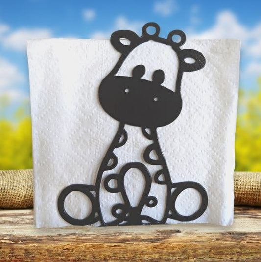 Metal Giraffe Napkin Holder or Mail Organizer image 0