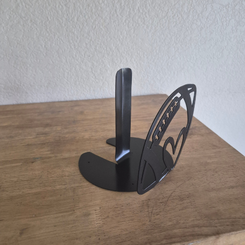 Metal Football Paper Towel Holder