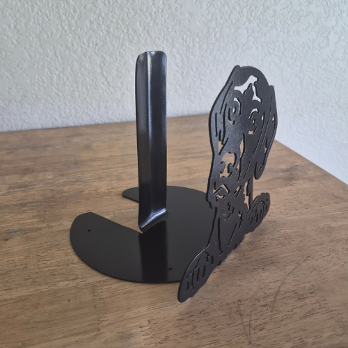 Metal German Shorthaired Pointer Paper Towel Holder