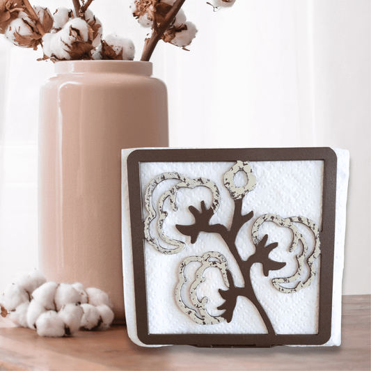 Metal Cotton Napkin Holder or Mail Organizer image 0