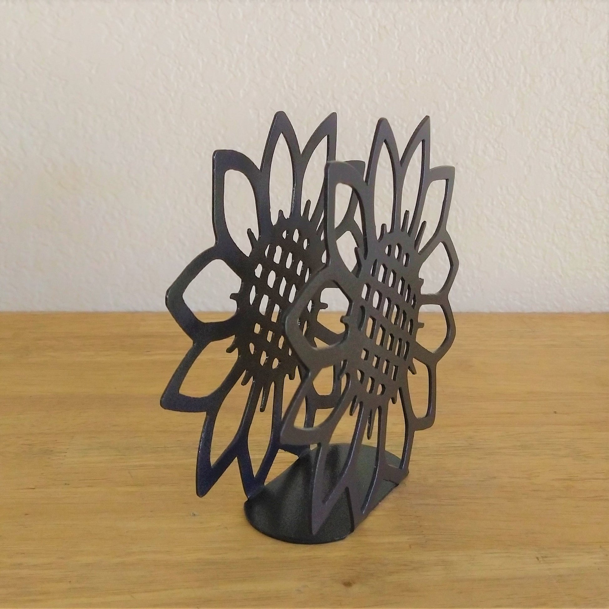 Metal Sunflower Napkin Holder or Mail Organizer image 3