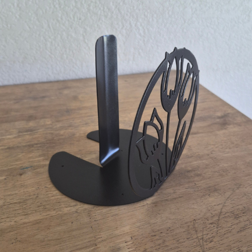 Metal Tulip Paper Towel Holder