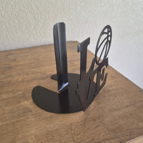 Metal Basketball Paper Towel Holder