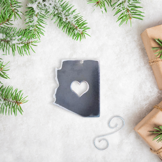 Metal Arizona Ornament