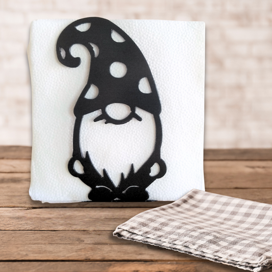 Metal Gnome Napkin Holder or Mail Organizer image 0