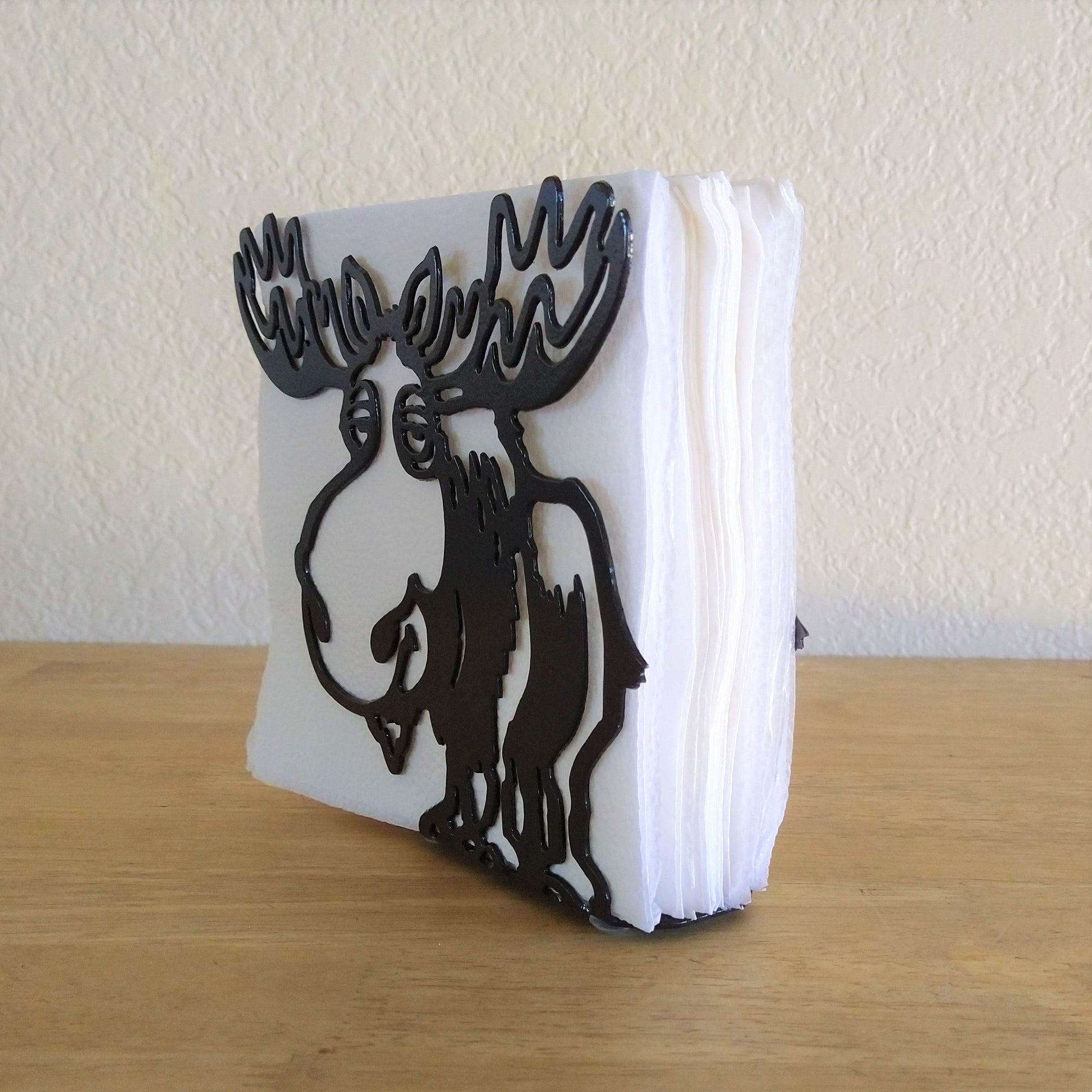 Metal Moose Napkin Holder or Mail Organizer image 1