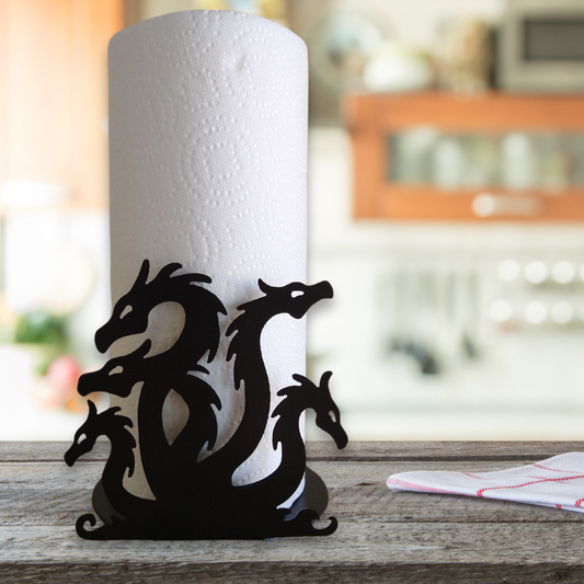 Metal Dragon Paper Towel Holder image 0