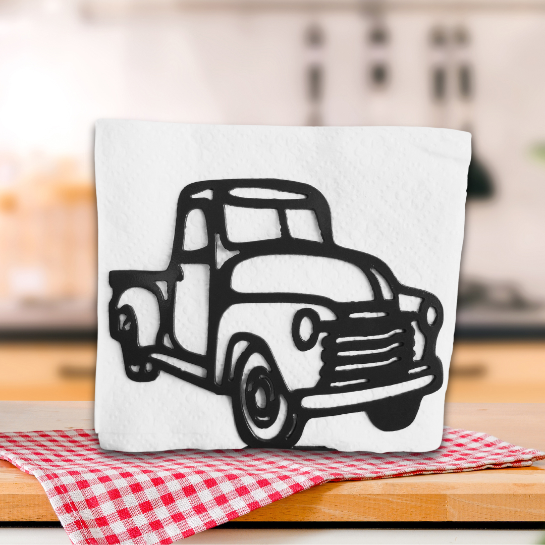 Metal Vintage Truck Napkin Holder or Mail Organizer image 1