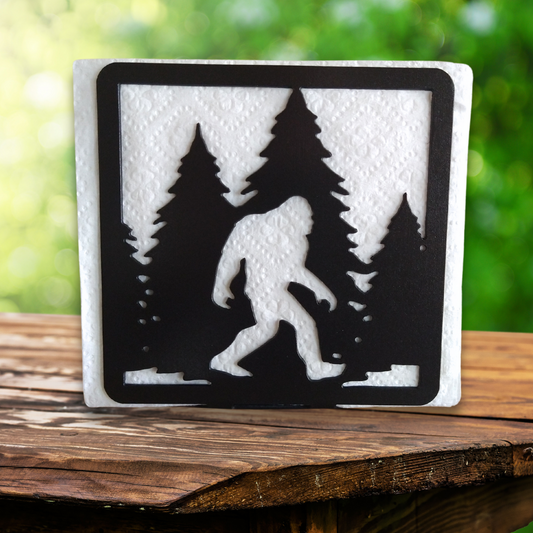 Metal Sasquatch Napkin Holder or Mail Organizer image 0