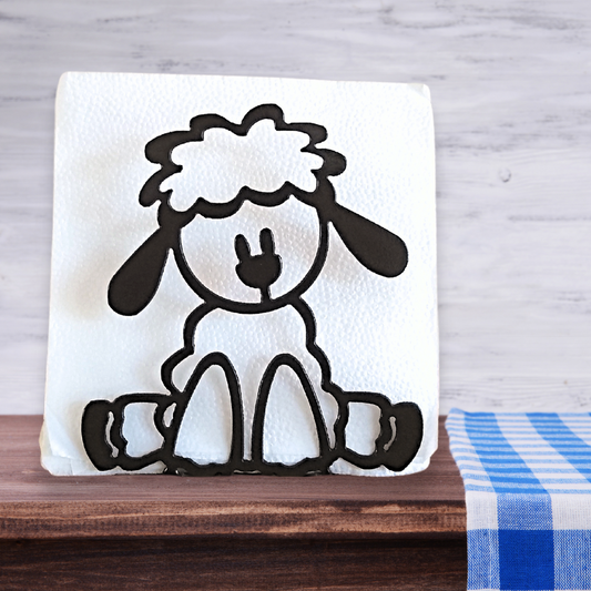 Metal Sheep Napkin Holder or Mail Organizer image 0