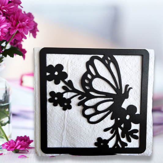Metal Butterfly Napkin Holder image 0