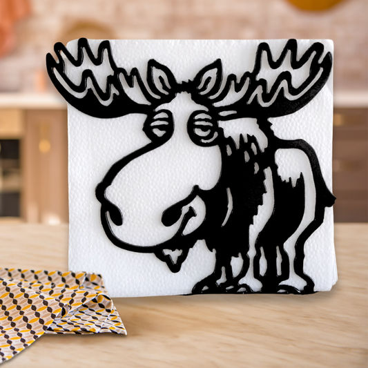 Metal Moose Napkin Holder or Mail Organizer image 0
