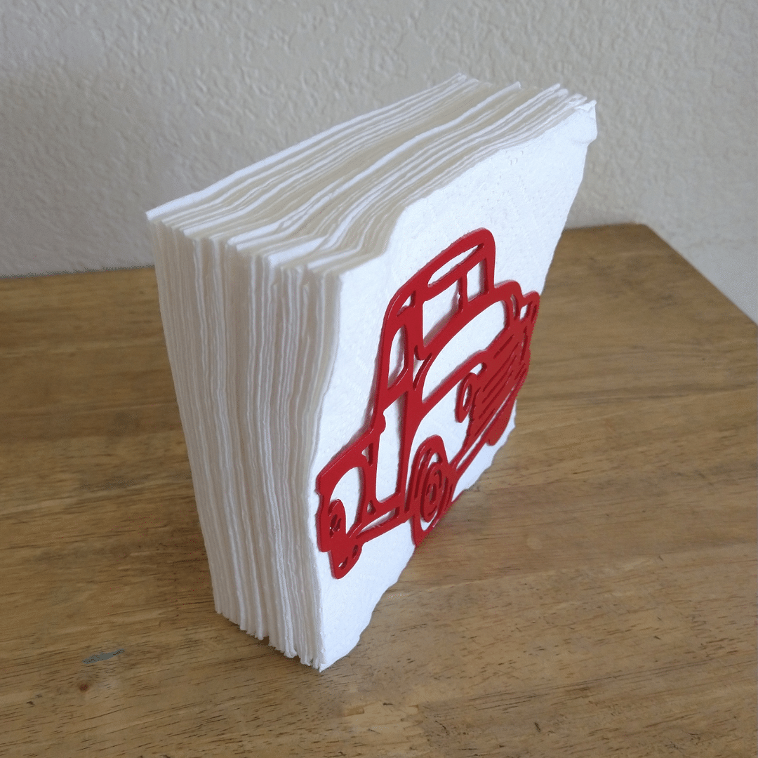 Metal Vintage Truck Napkin Holder or Mail Organizer image 2