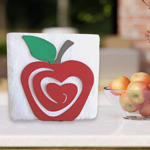 Metal Apple Napkin Holder