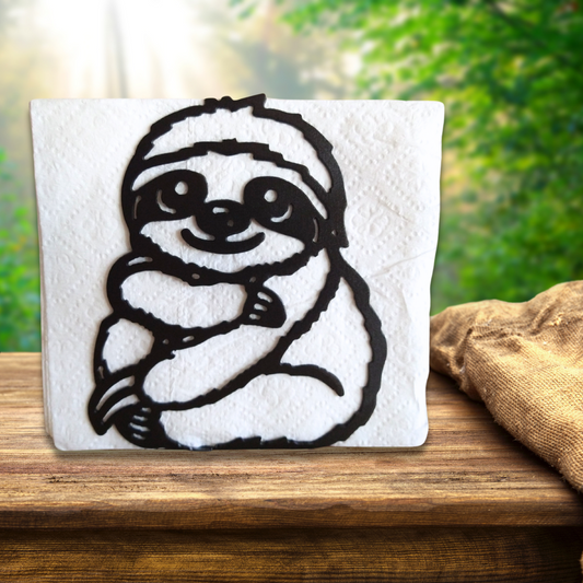 Metal Sloth Napkin Holder or Mail Organizer image 0