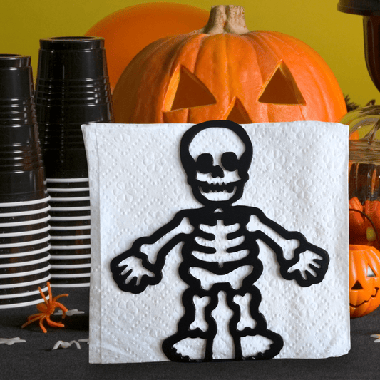 Metal Skeleton Napkin Holder or Mail Organizer image 0