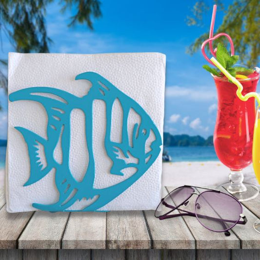 Metal Fish Napkin Holder or Mail Organizer image 0