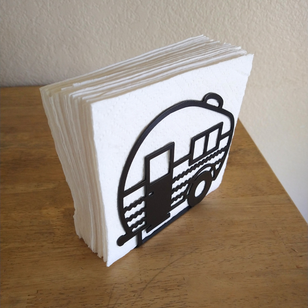 Metal Camper Napkin Holder or Mail Organizer image 1